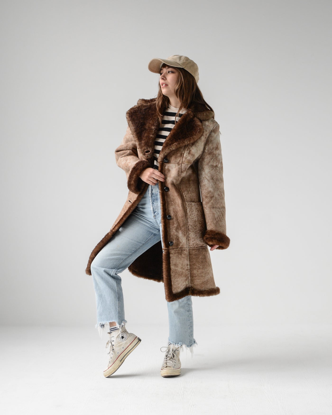 Gorgeous 70s Sheepskin Shearling Suede Coat – Cloud Vintage