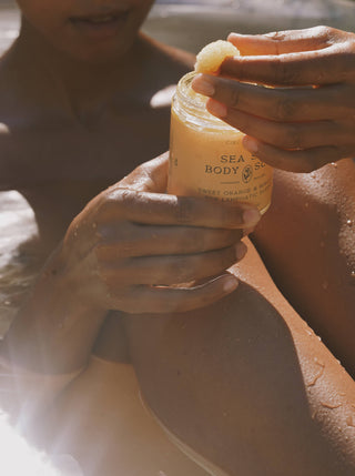 Sea Salt Body Scrub - Sweet Orange & Bergamot