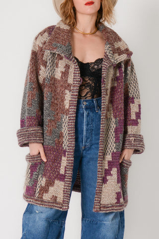 70s Missoni Space Dyed Chunky Cardigan