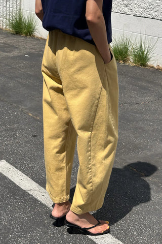 Arc Cotton Pant in Butter