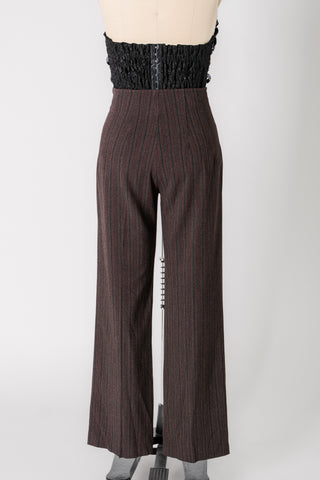 Biba Y2K Dark Pinstripe Pant Suit