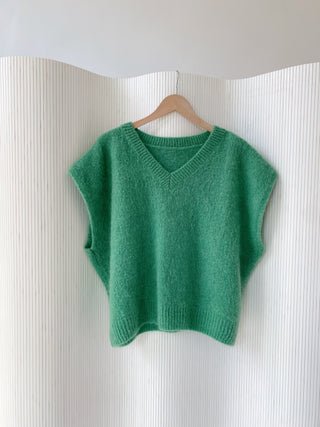 Boxy Mohair Sweater Vest