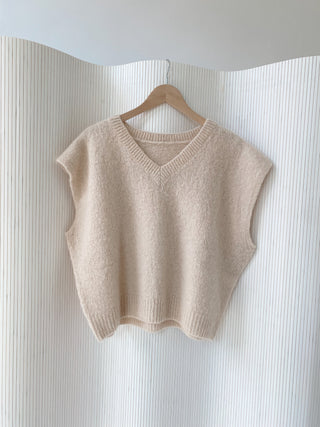 Boxy Mohair Sweater Vest